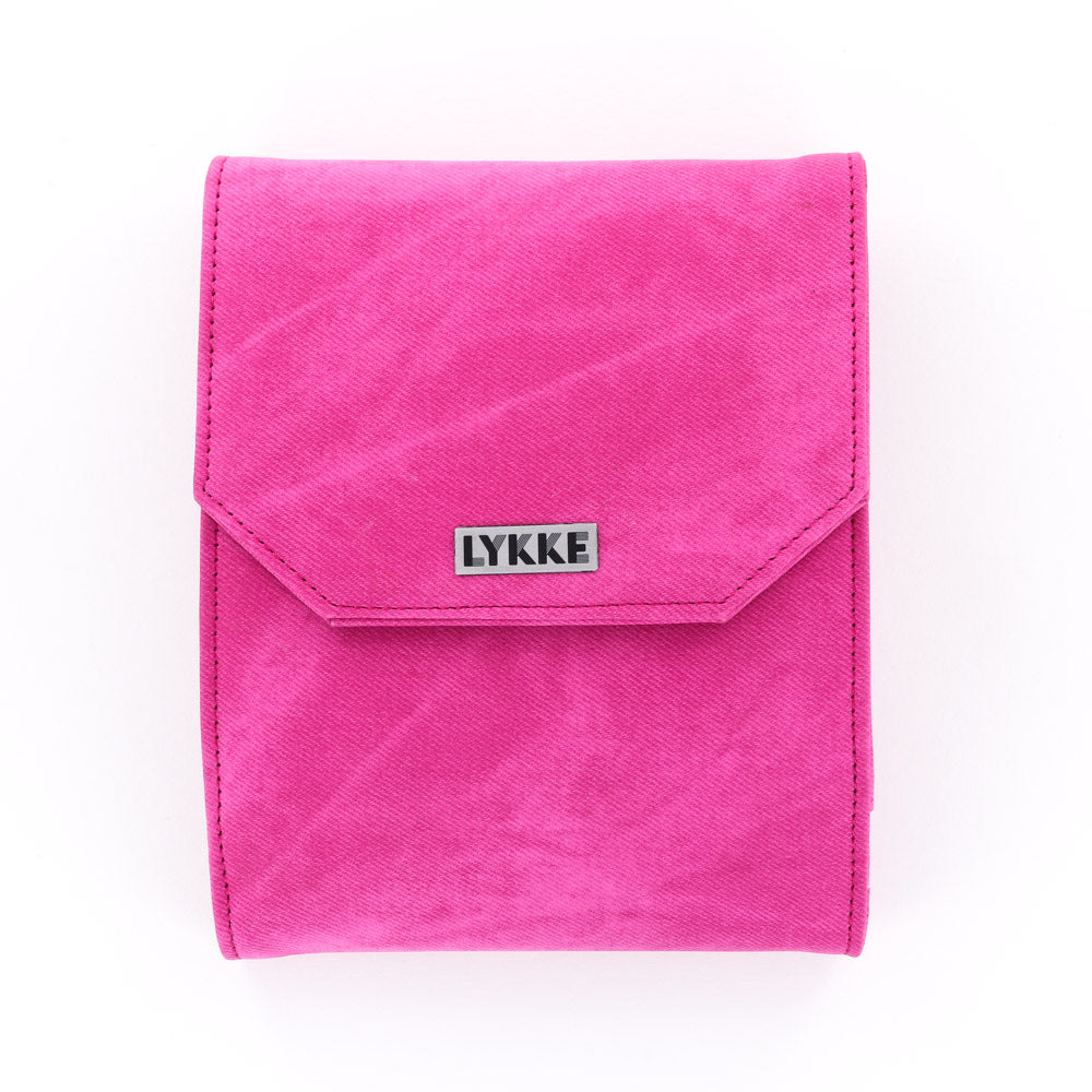 Lykke Blush 5" Interchangeable Needles Starter Set in Fuchsia Color