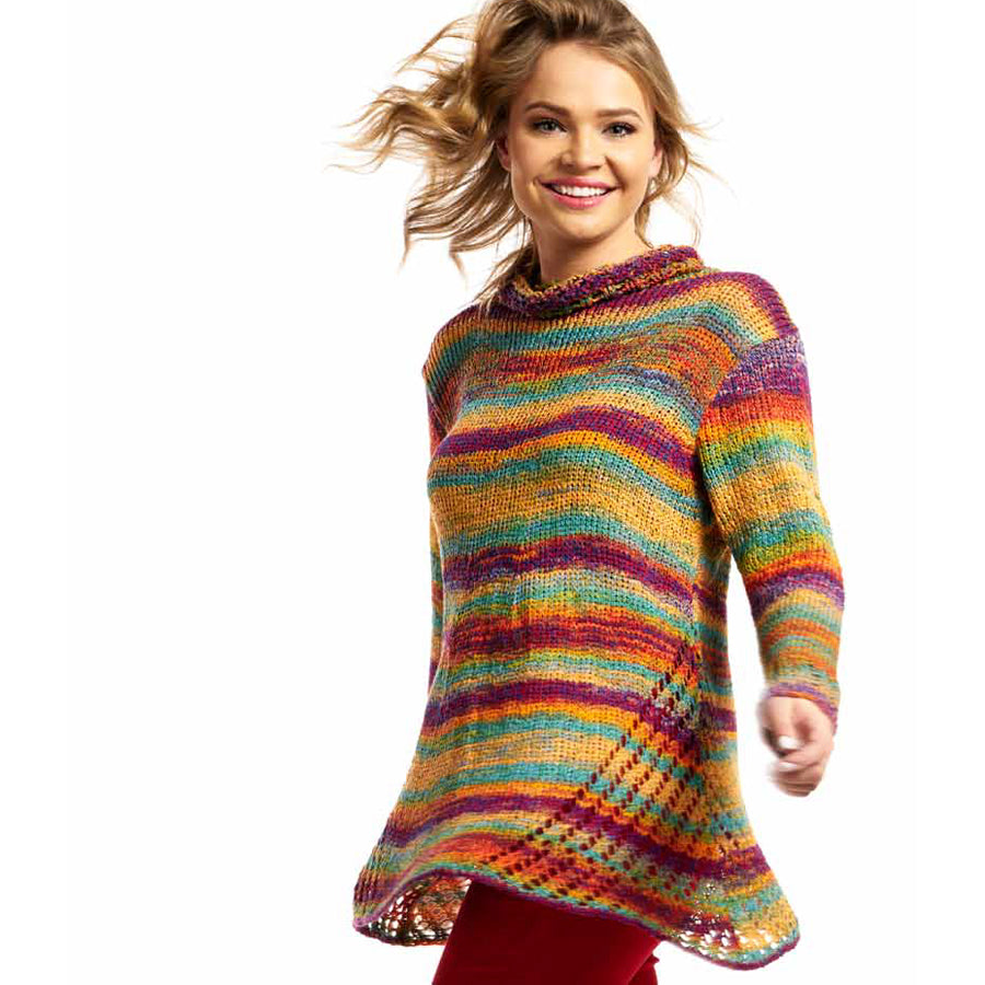 Trendsetter Yarns F Fleur - Eyelet Triangle Swing Side Pullover