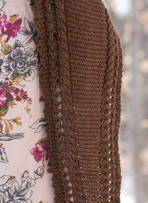 Nella Shawl Wrap Knitting Pattern