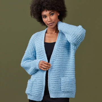 Stacy Charles Fine Yarns Sloane Cardigan Knitting Pattern