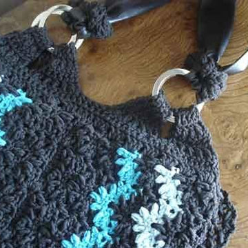 #79 Striking Crocheted Purse