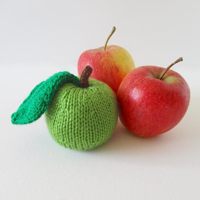 Apple and Pear pincushions