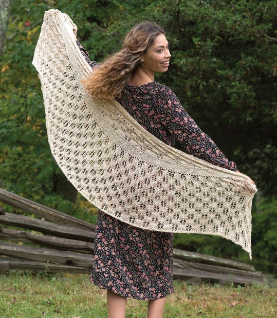Clew Shawl Wrap Knitting Pattern