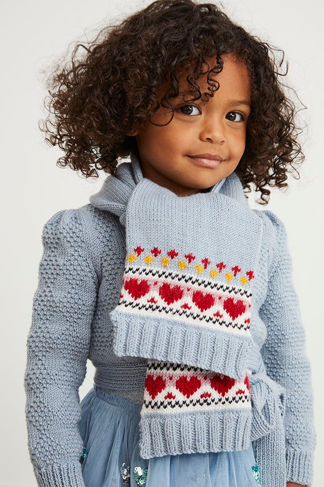 MillaMia Lilja Hat & Scarf Knitting Pattern