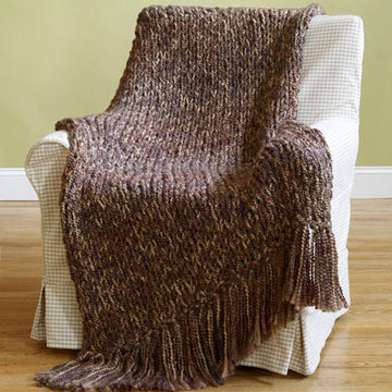 6-Hour Afghan Blanket Knitting Pattern