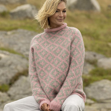 Veslemoy Sweater in Viking of Norway Alpaca Bris PDF