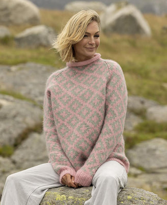 Veslemoy Sweater in Viking of Norway Alpaca Bris PDF