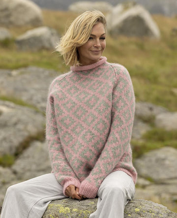 Veslemoy Sweater in Viking of Norway Alpaca Bris PDF