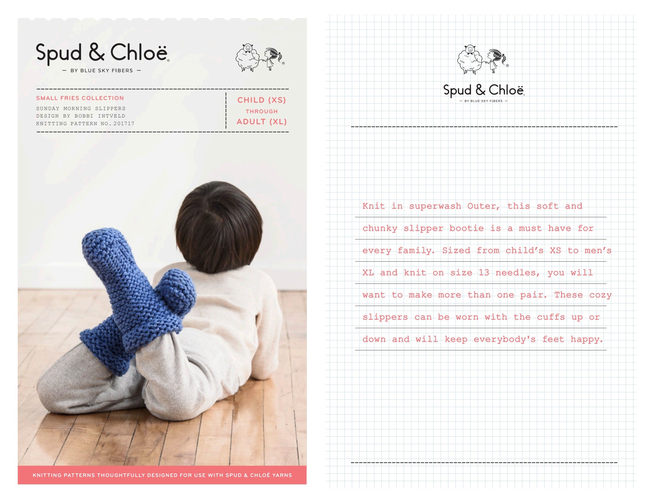 Sunday Morning Slippers Booties Knitting Pattern