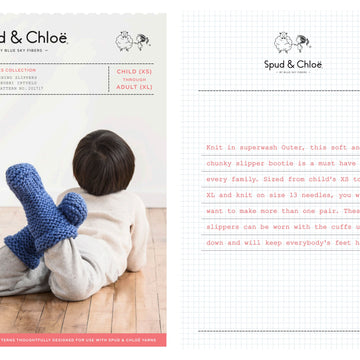 Sunday Morning Slippers Booties Knitting Pattern
