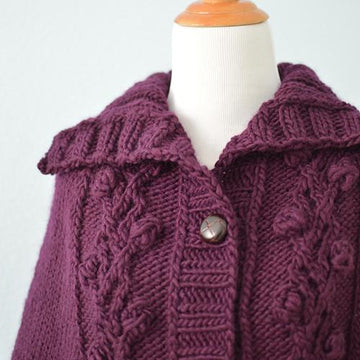 #206 Floral Top-Down Cape