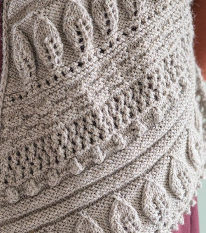 Greenwood Shawl Wrap Knitting Pattern