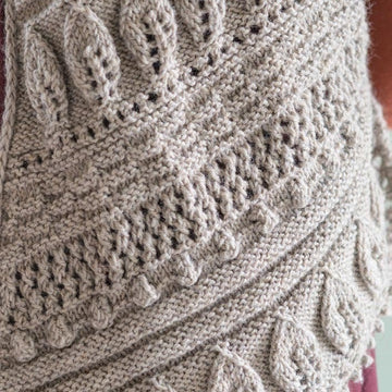 Greenwood Shawl Wrap Knitting Pattern