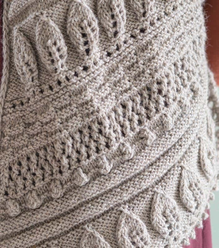 Greenwood Shawl Wrap Knitting Pattern