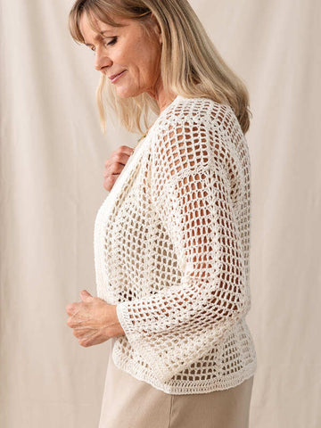 Breton Cardigan in Berroco Modern Linen PDF