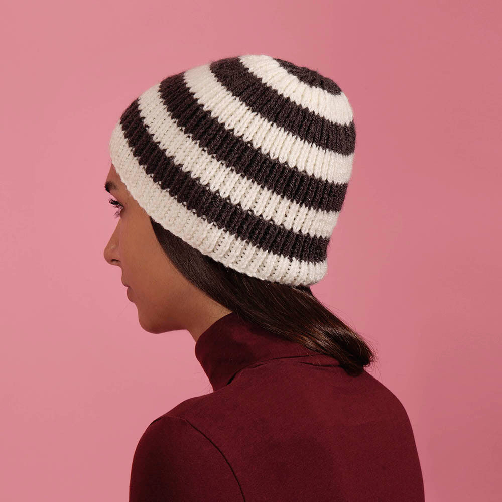 Paintbox Yarns Easy Beanie Hat Knitting Pattern