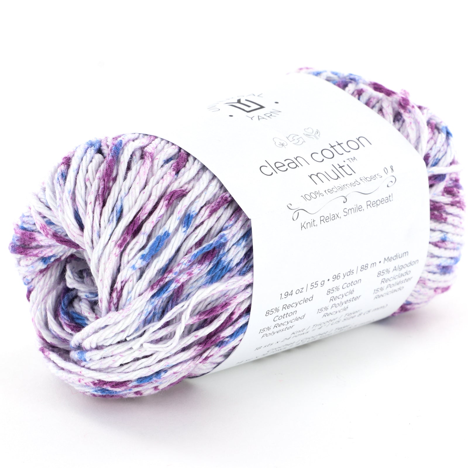Universal Yarn Clean Cotton Multi Yarn - Cotton Worsted