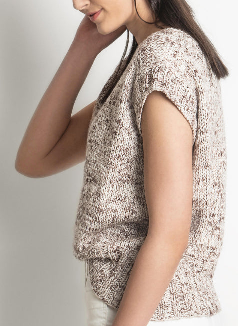 Blue Sky Fibers Seven Sisters Top Knitting Pattern