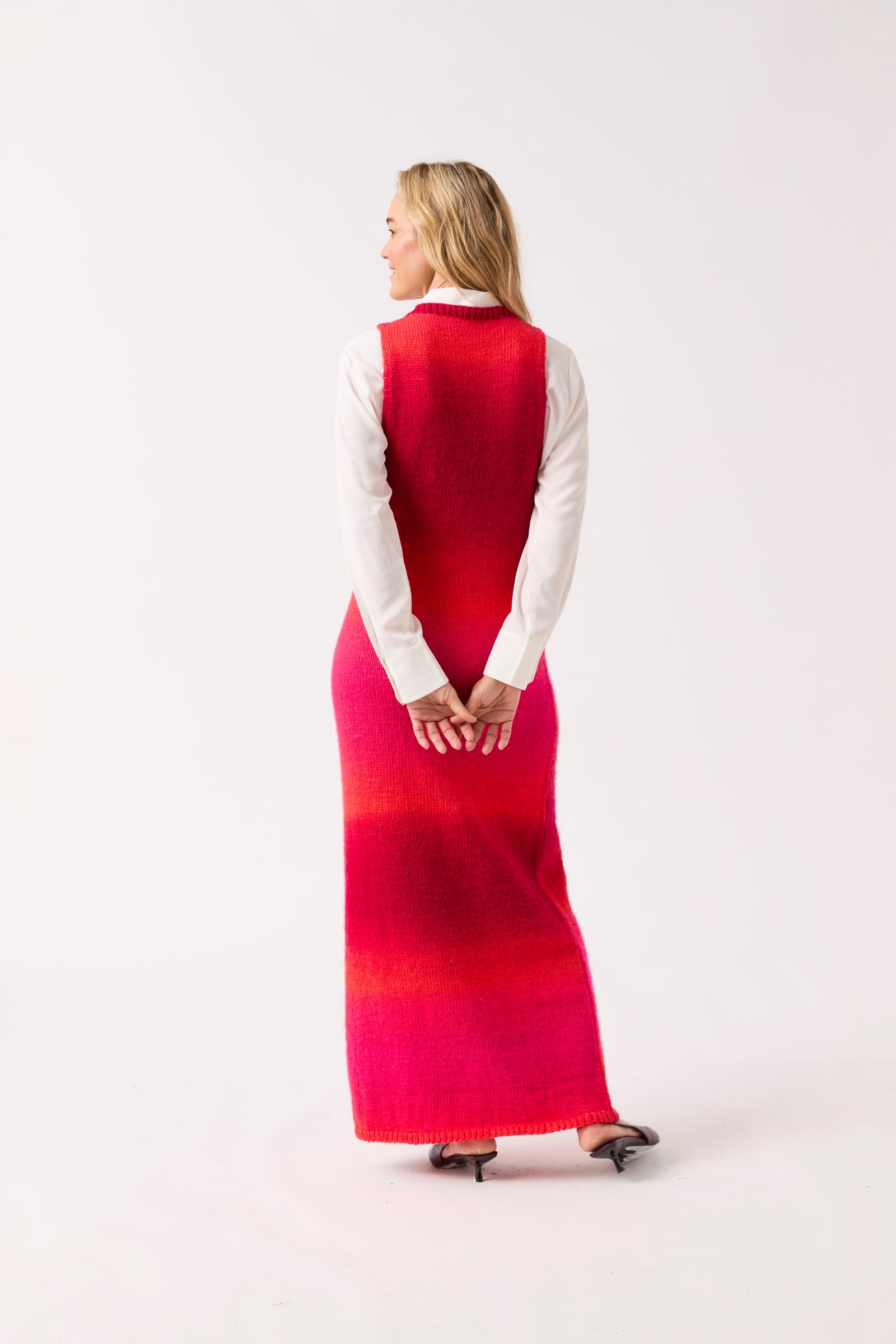 Sirdar Sleek Sleeveless Maxi Dress Knitting Pattern