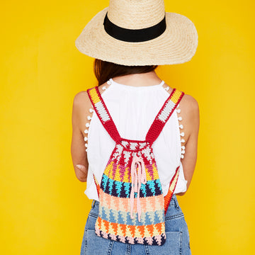 Paintbox Yarns Graphic Backpack Crochet Pattern