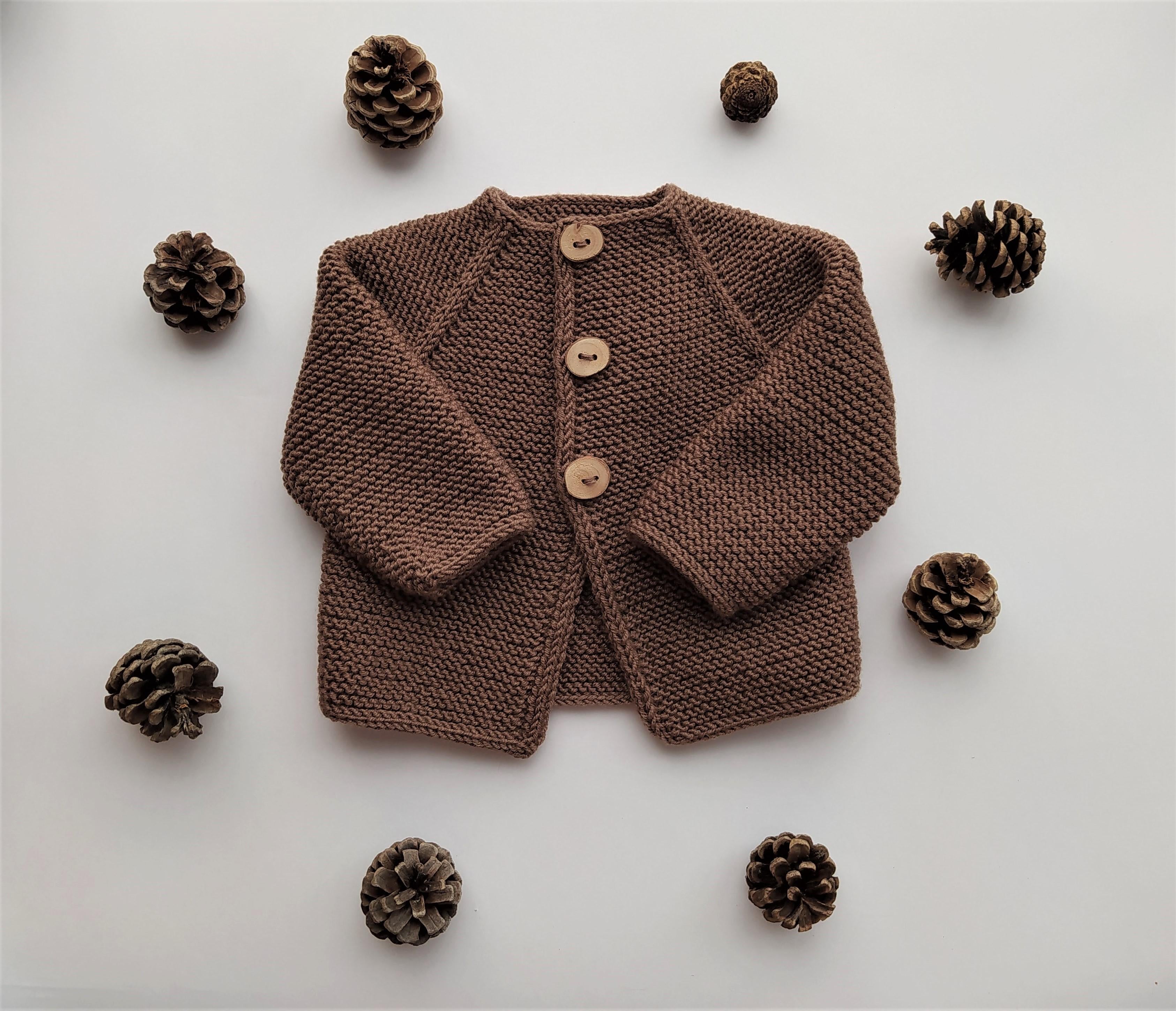 Cedarwood Baby Cardigan | 0-24 months