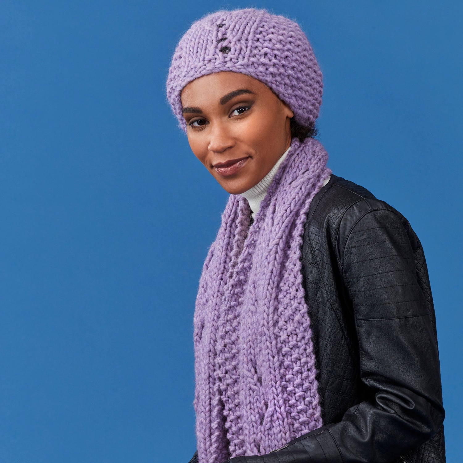 Tahki Yarns Dawson Hat & Scarf Knitting Pattern