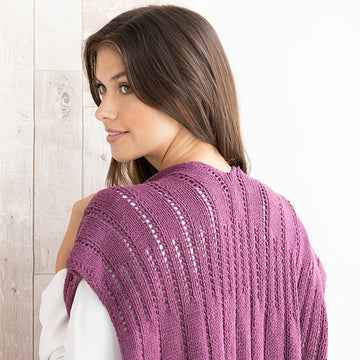 String Viviana Ruana Cape Knitting Pattern