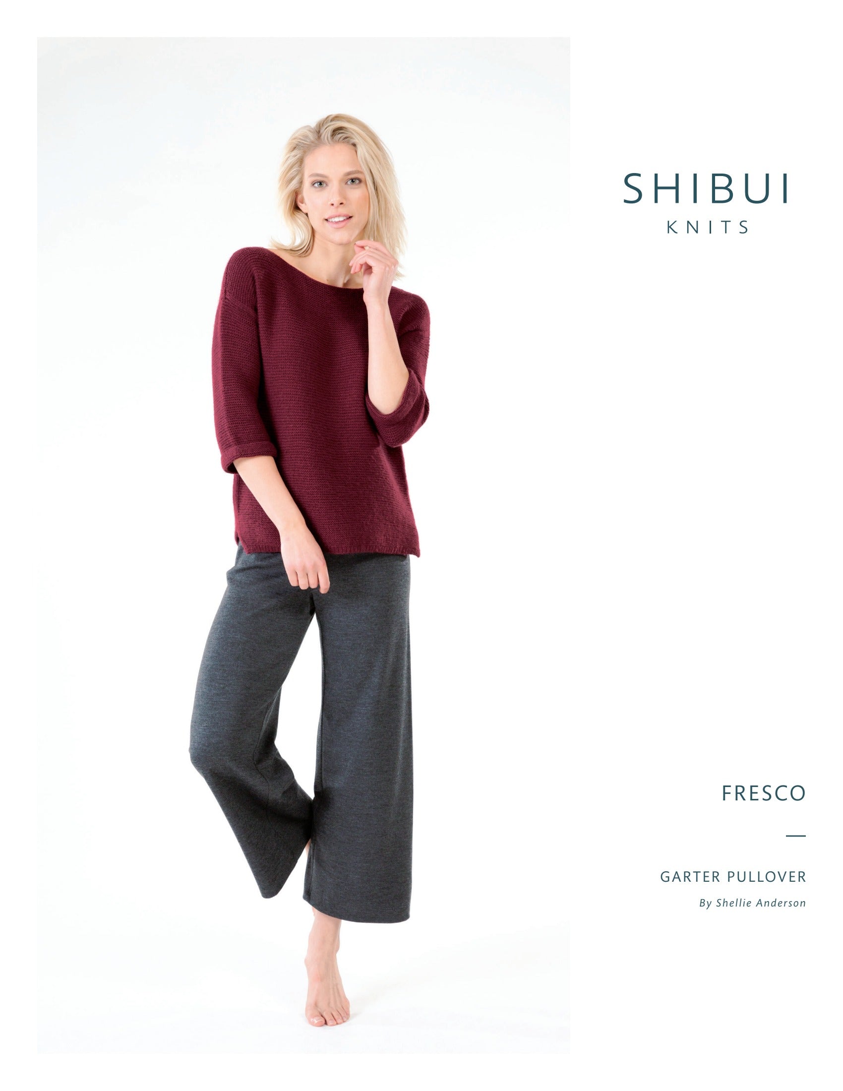 Shibui Knits Fresco Jumper Knitting Pattern