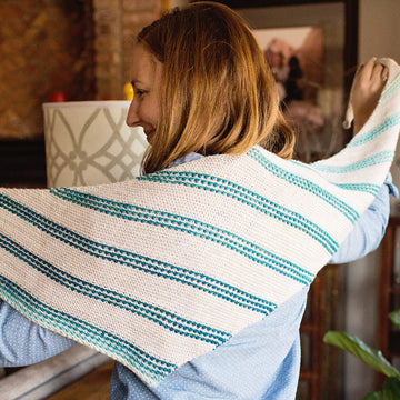 SweetGeorgia Lagom Wrap Knitting Pattern