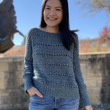 Bead Stitch Crochet Sweater