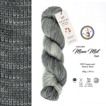 Gazzal Unicorn Yarn - Merino Wool Worsted