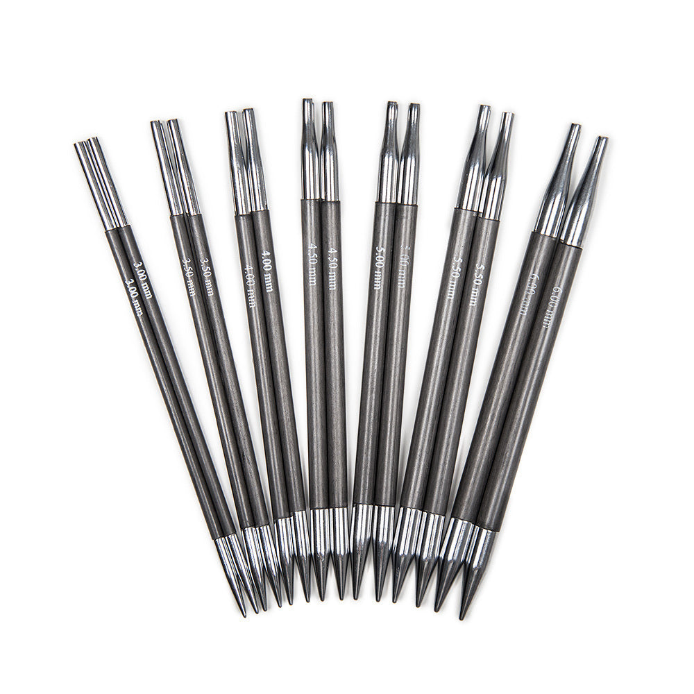 KnitPro Karbonz Interchangeable Needle Tips (Deluxe Set of 7)