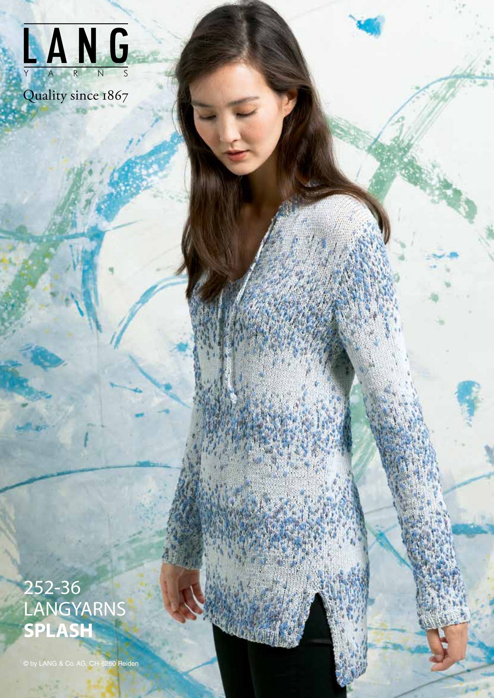 Lang 252-36 Sweater Jumper Knitting Pattern