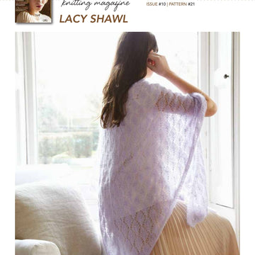 Debbie Bliss Lacy Shawl PDF - Magazine #10