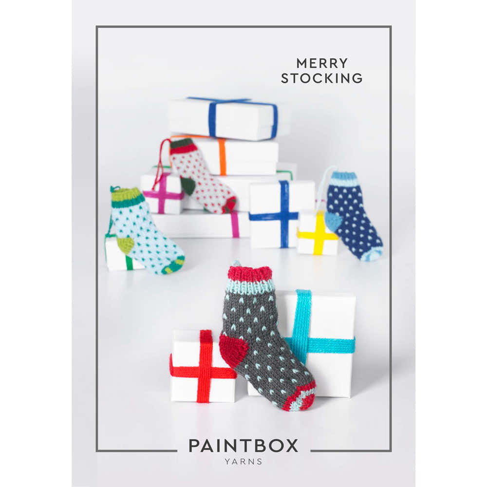 Paintbox Yarns Merry Stocking Knitting Pattern
