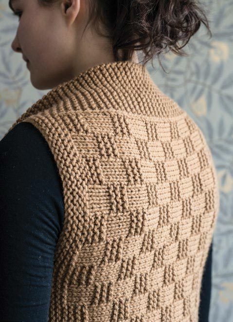 Berroco Brooklin Vest- Portfolio Waistcoat Knitting Pattern