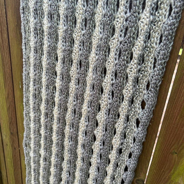 Tunisian Fans Shawl
