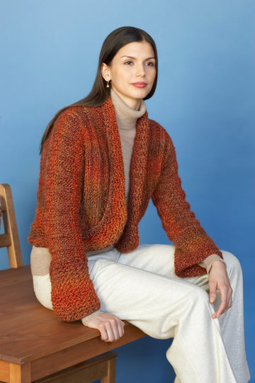Everyday Flair Bolero in Lion Brand Homespun - 80944AD PDF