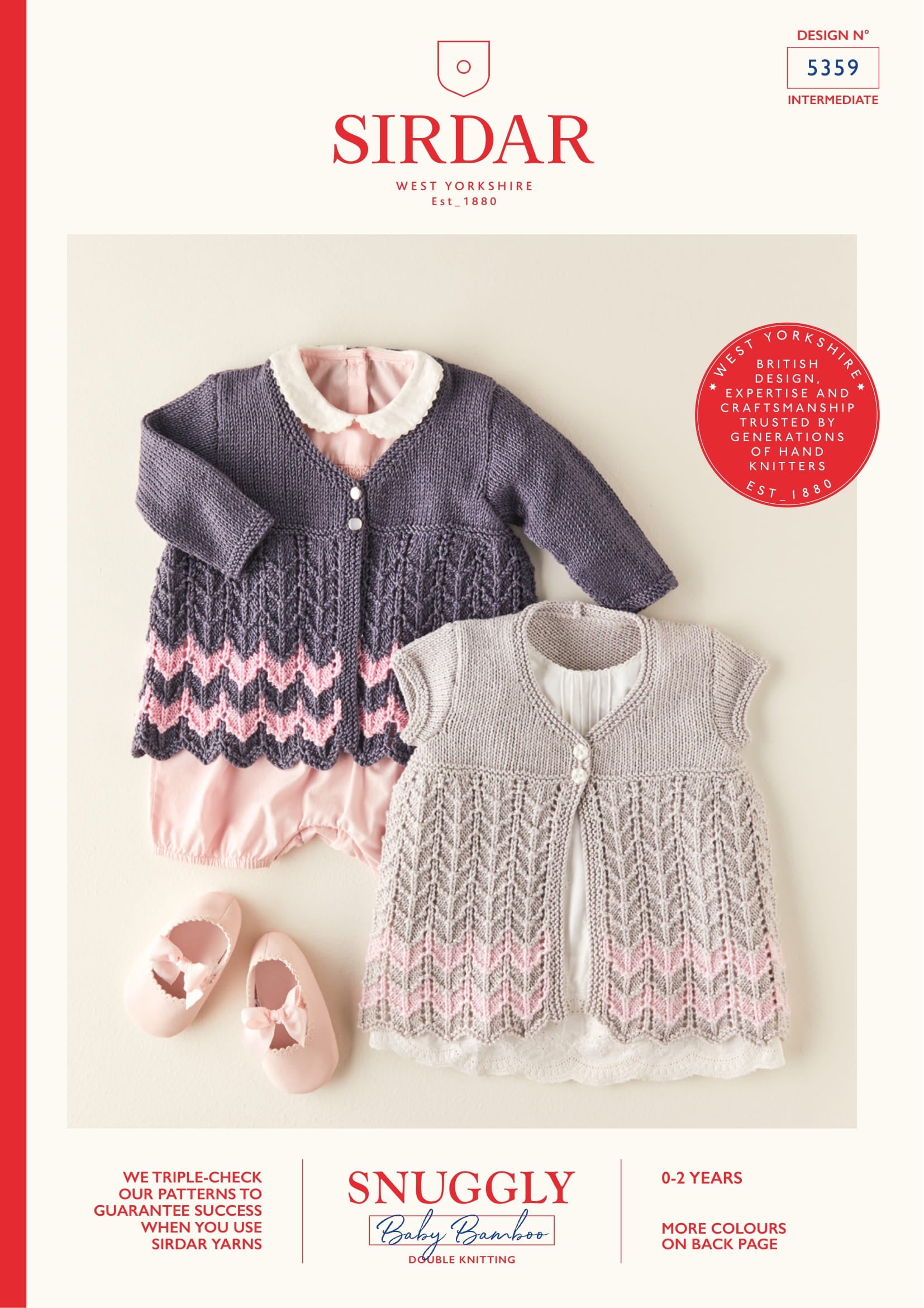 Sirdar Lace Coats Cardigan Knitting Pattern