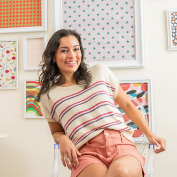 Berroco Outside the Sock Esha Top Knitting Pattern