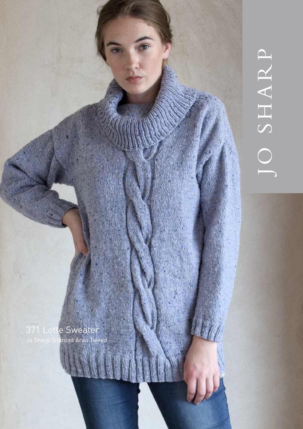 Jo Sharp Lotte Cable Sweater Jumper Knitting Pattern