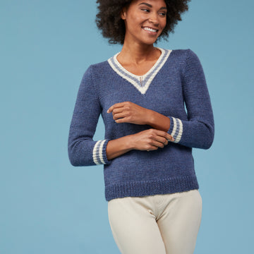 Tahki Yarns Mill Creek Pullover Knitting Pattern