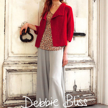 Debbie Bliss Garter Stitch Jacket Knitting Pattern