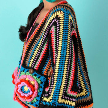 Paintbox Yarns Blooming Bomber Jacket Crochet Pattern