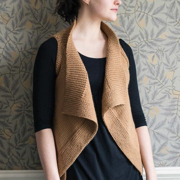 Berroco Brooklin Vest- Portfolio Waistcoat Knitting Pattern