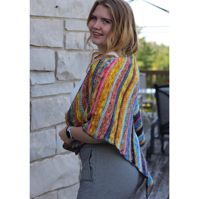 Koigu Muhu Shawl Wrap Knitting Pattern