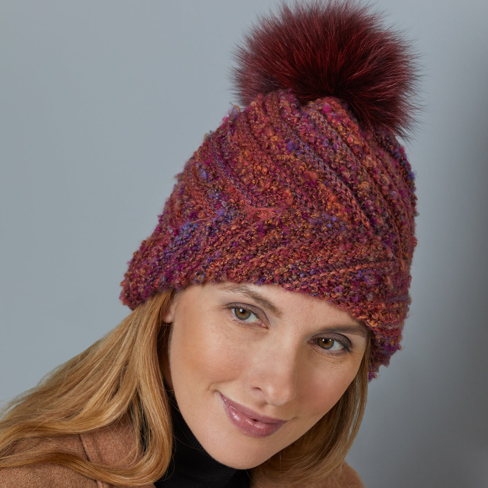 Stacy Charles Fine Yarns Harley Hat Knitting Pattern