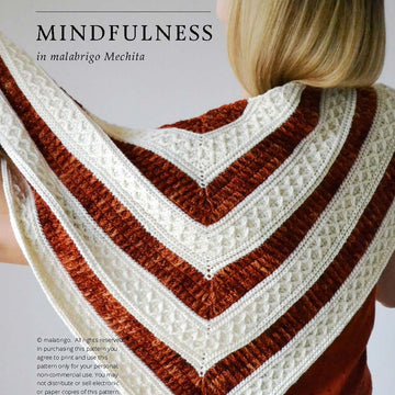 Mindfullness Shawl in Malabrigo Mechita - PDF