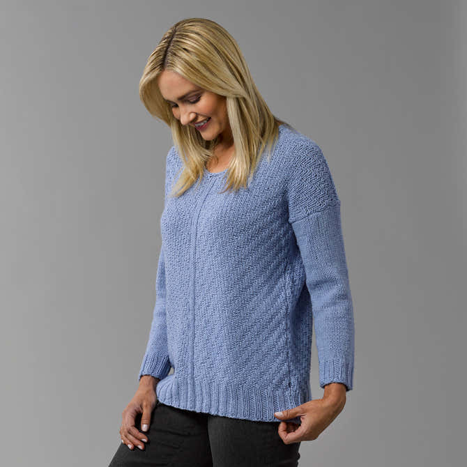 Stacy Charles Fine Yarns Audrey Pullover Knitting Pattern