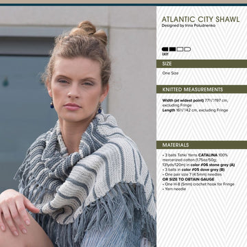 Tahki Yarns Atlantic City Shawl PDF